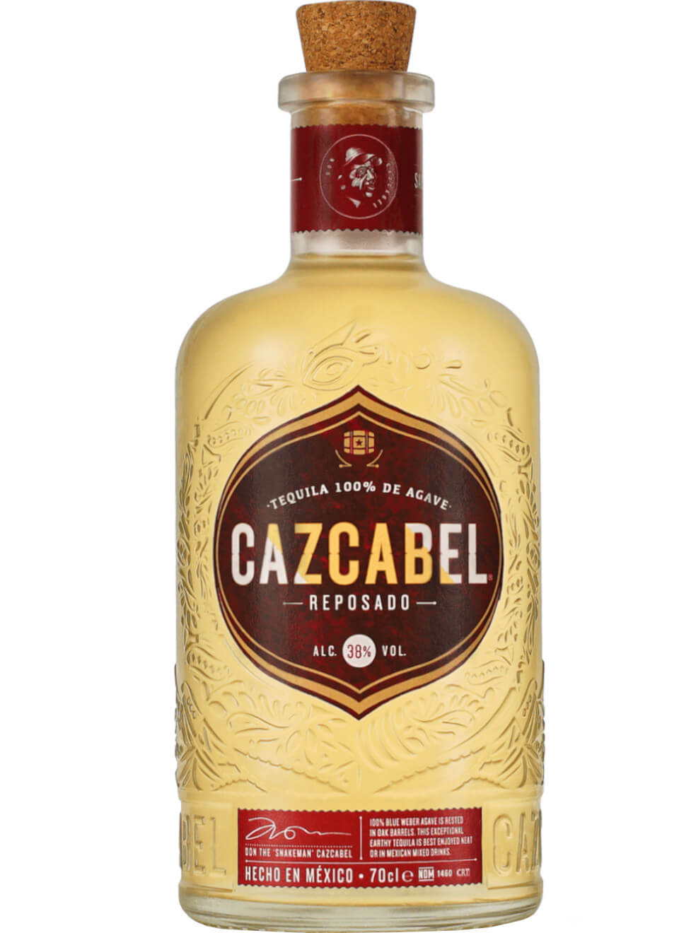 Cazcabel Reposado Tequila 0,7 L