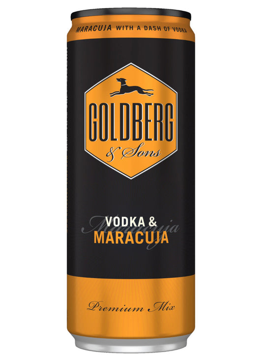 Goldberg & Vodka mit Maracuja Longdrink 0,33 L Dose