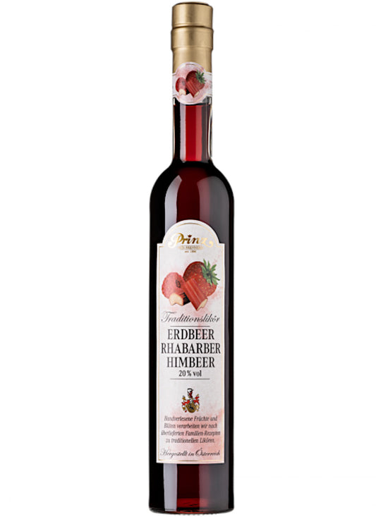 Prinz Erdbeer Rhabarber Himbeer Likör 0,5 L