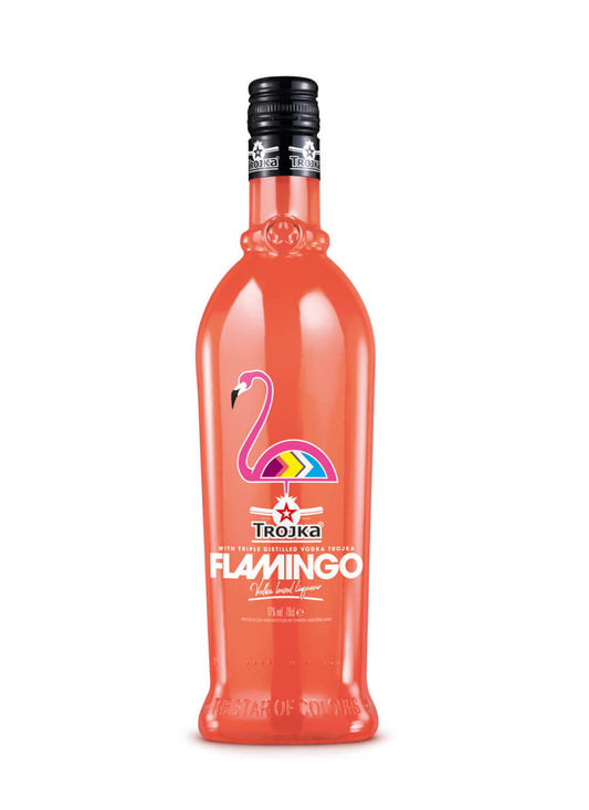 Trojka Vodka Likör Flamingo 0,7 L