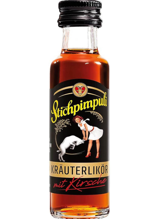 Stichpimpuli Bockforcelorum Kräuterlikör Miniatur 0,02 L