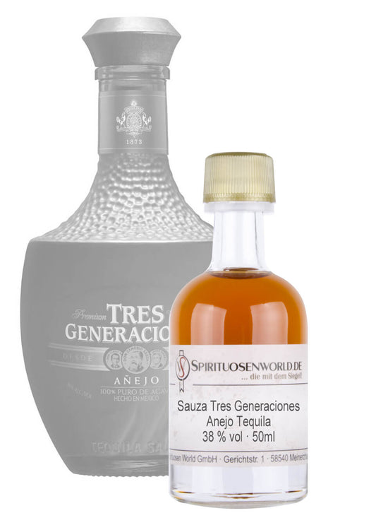 Sauza Tres Generaciones Anejo Tequila Tastingminiatur 0,05 L